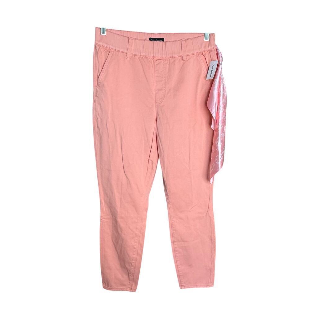 Juicy Couture Wild Peach California Skinny Pant Pants with Scarf 30 NWT